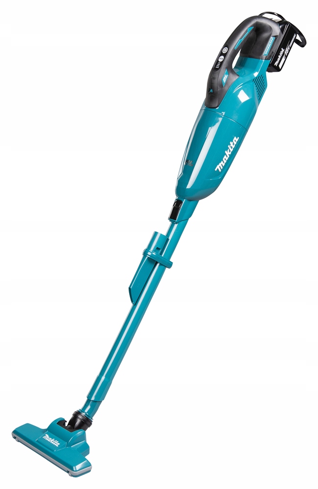 Akumulátorový tyčový vysavač 18 V, bílý, Makita [DCL284FRFW] 3,0 Ah, Lxt