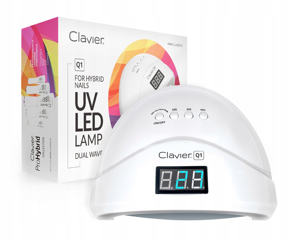 

Clavier Lampa Uv Led do Paznokci, Hybryd, 48W Q1