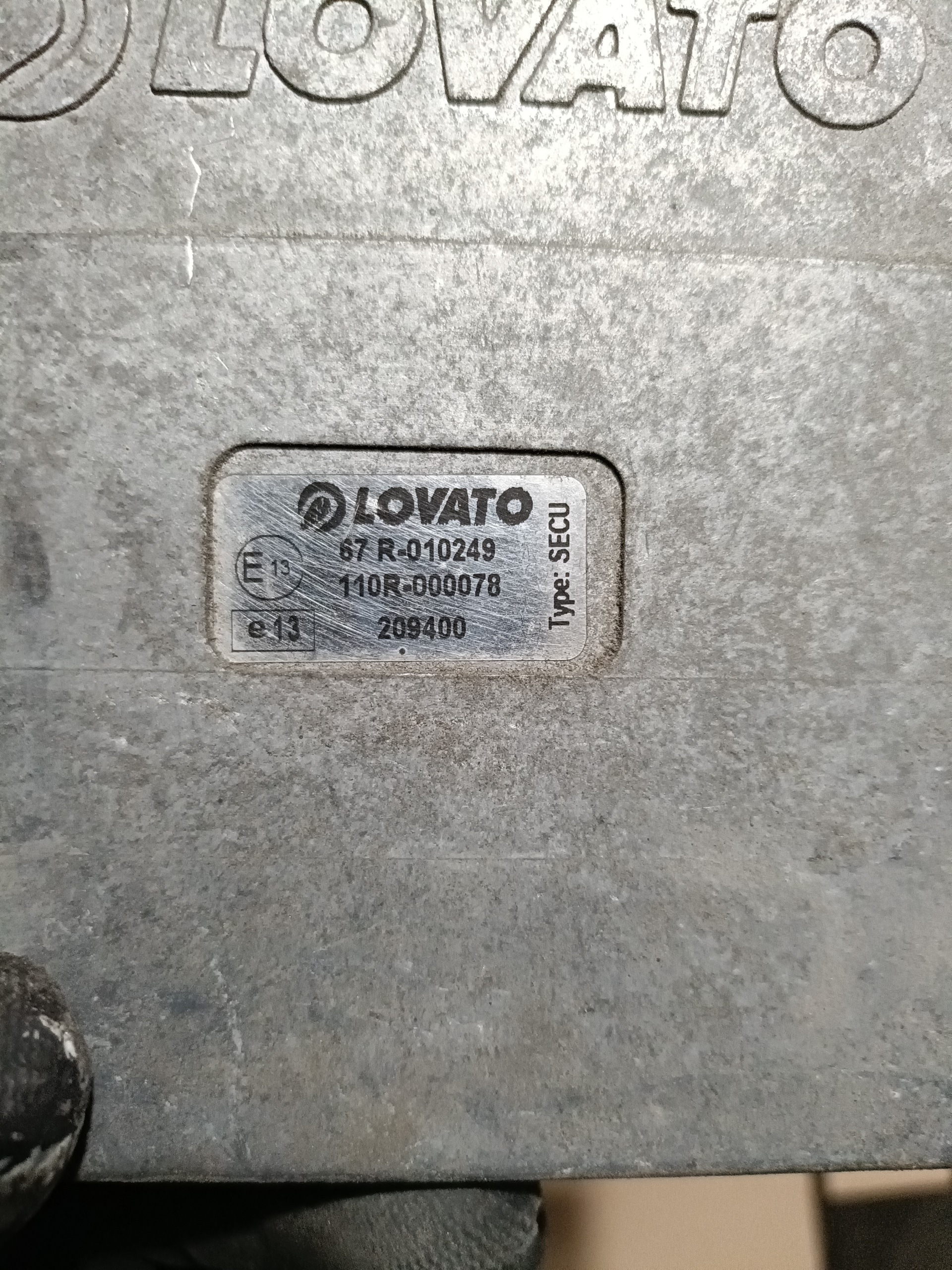 řídící jednotka Lovato Fast 4 válce 209400