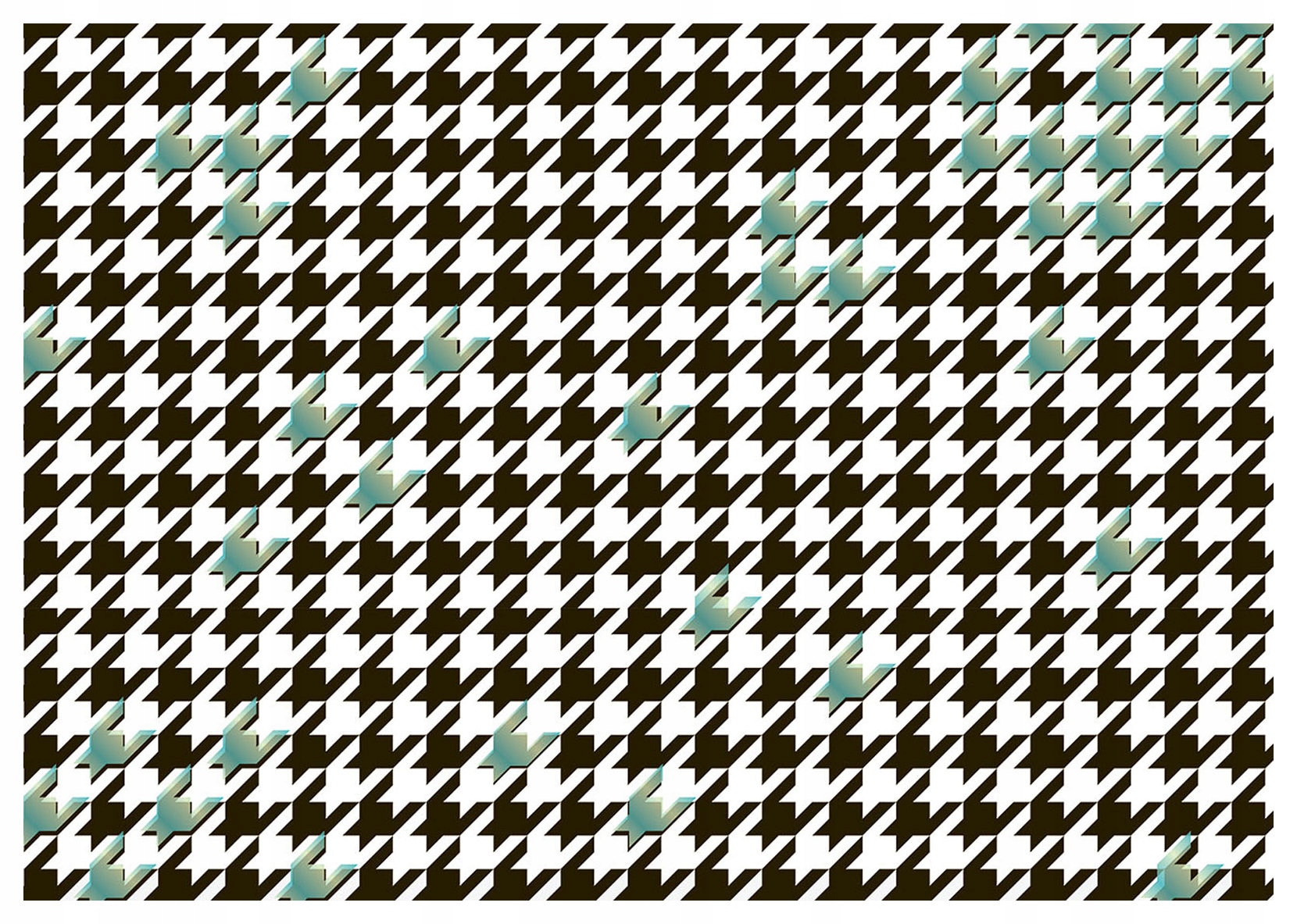 Fototapeta vliesová Husia pätka geometria modré akcenty 350x250 lepidlo