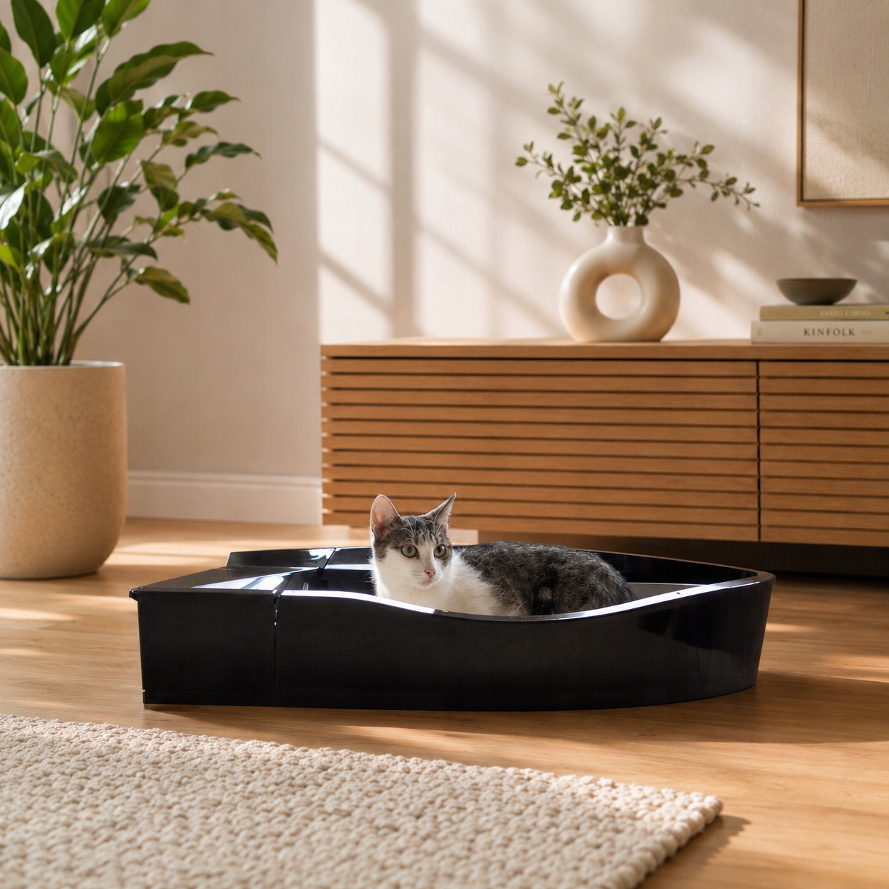Smart Kitty išmanusis savaime išsivalantis kačių tualetas