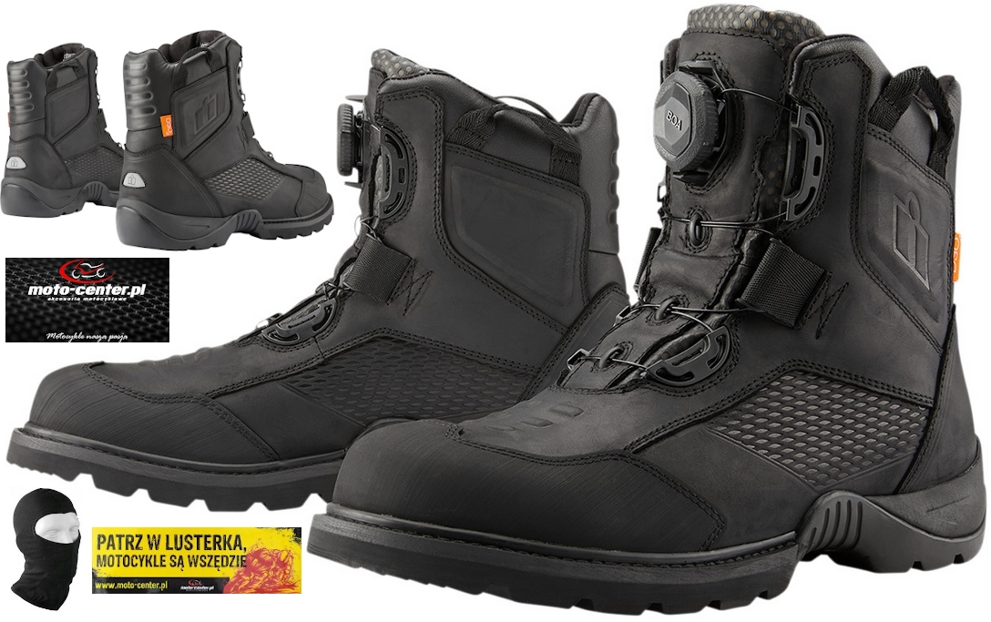 

Buty Motocyklowe Icon Stormhawk Turystyczne D3O 45