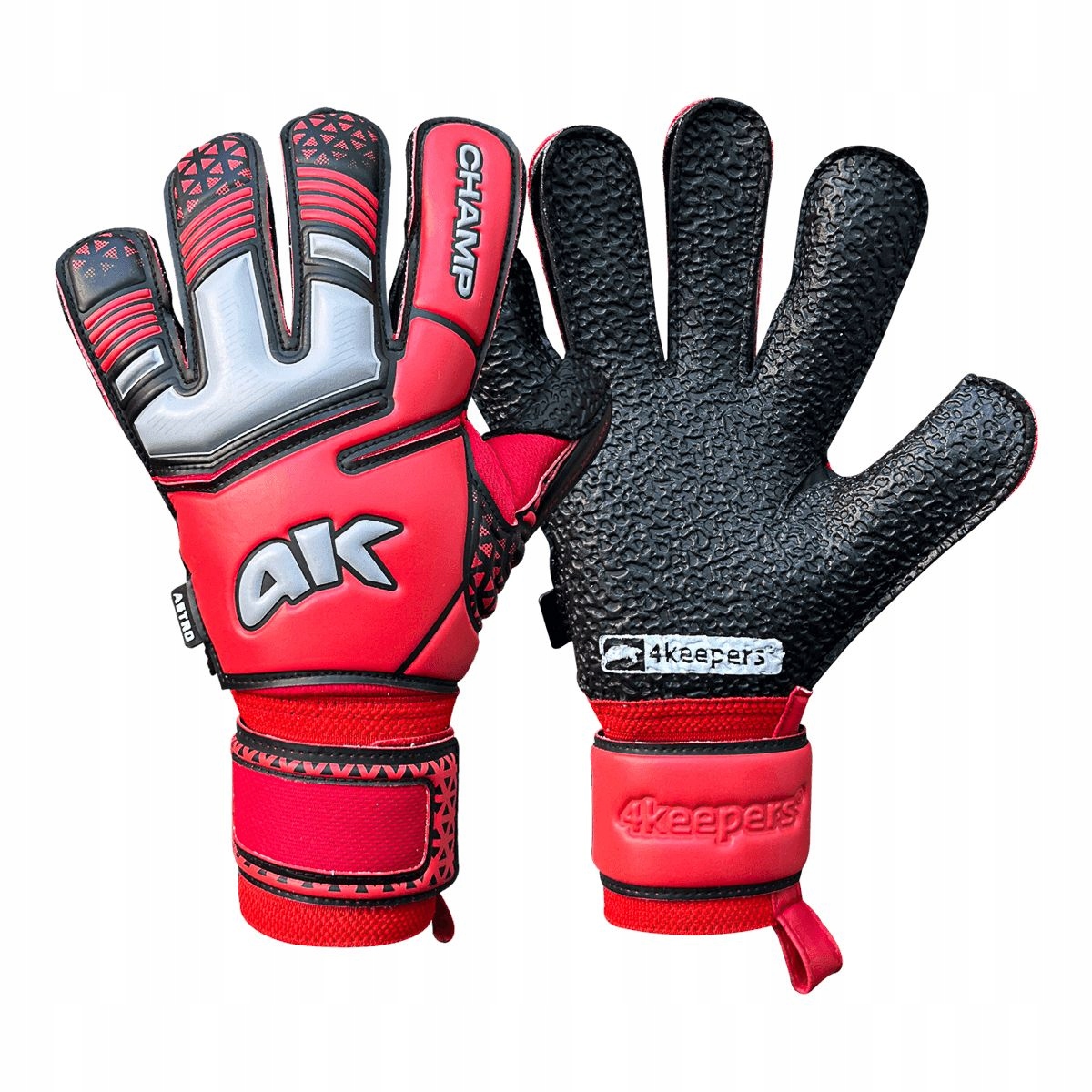 4keepers brankářské rukavice Champ Astro VII Hb junior červené vel. 5