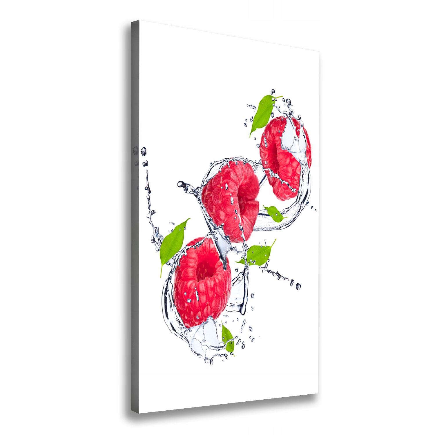 

Nowoczesny fotoobraz canvas na ramie Maliny 70x140