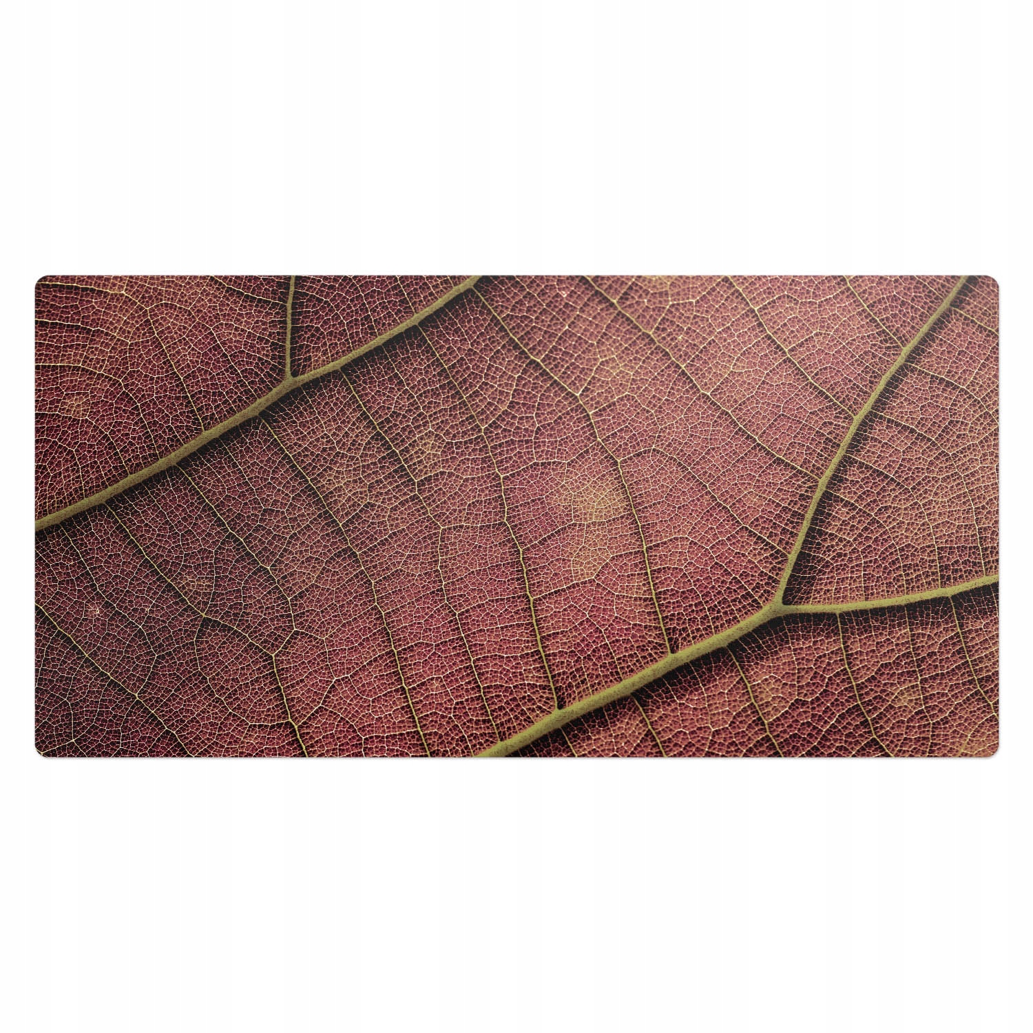 Univerzální ochranná podložka pod počítačové vybavení Listový motiv 100x50 cm