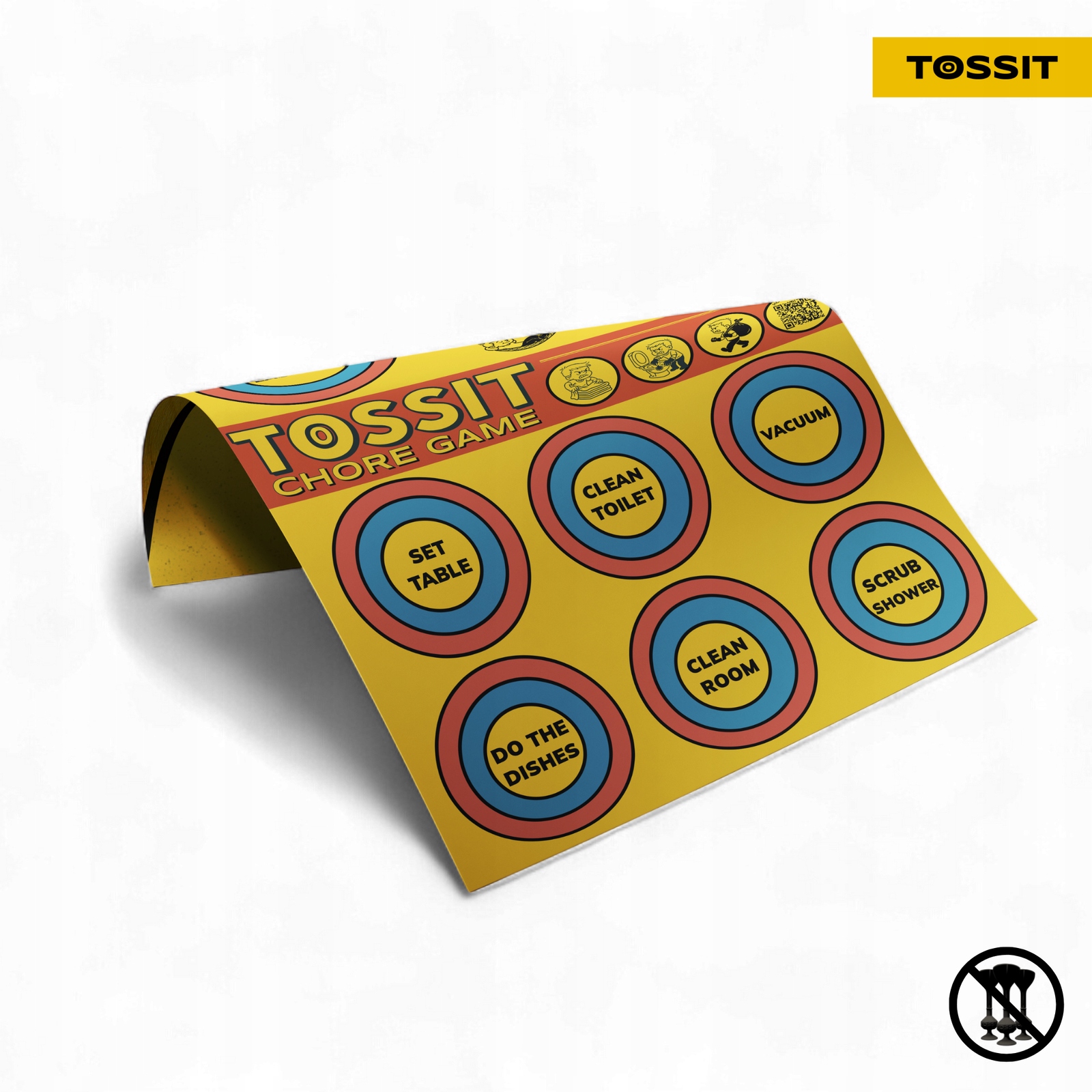 Tossit Tarcza Gra w obowiązki & Cornhole