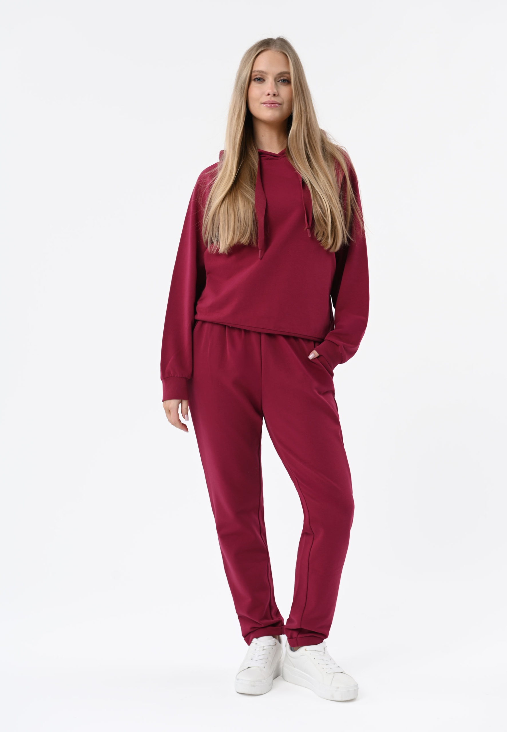 Damskie Spodnie Dresowe Różowe Volcano N-mery L