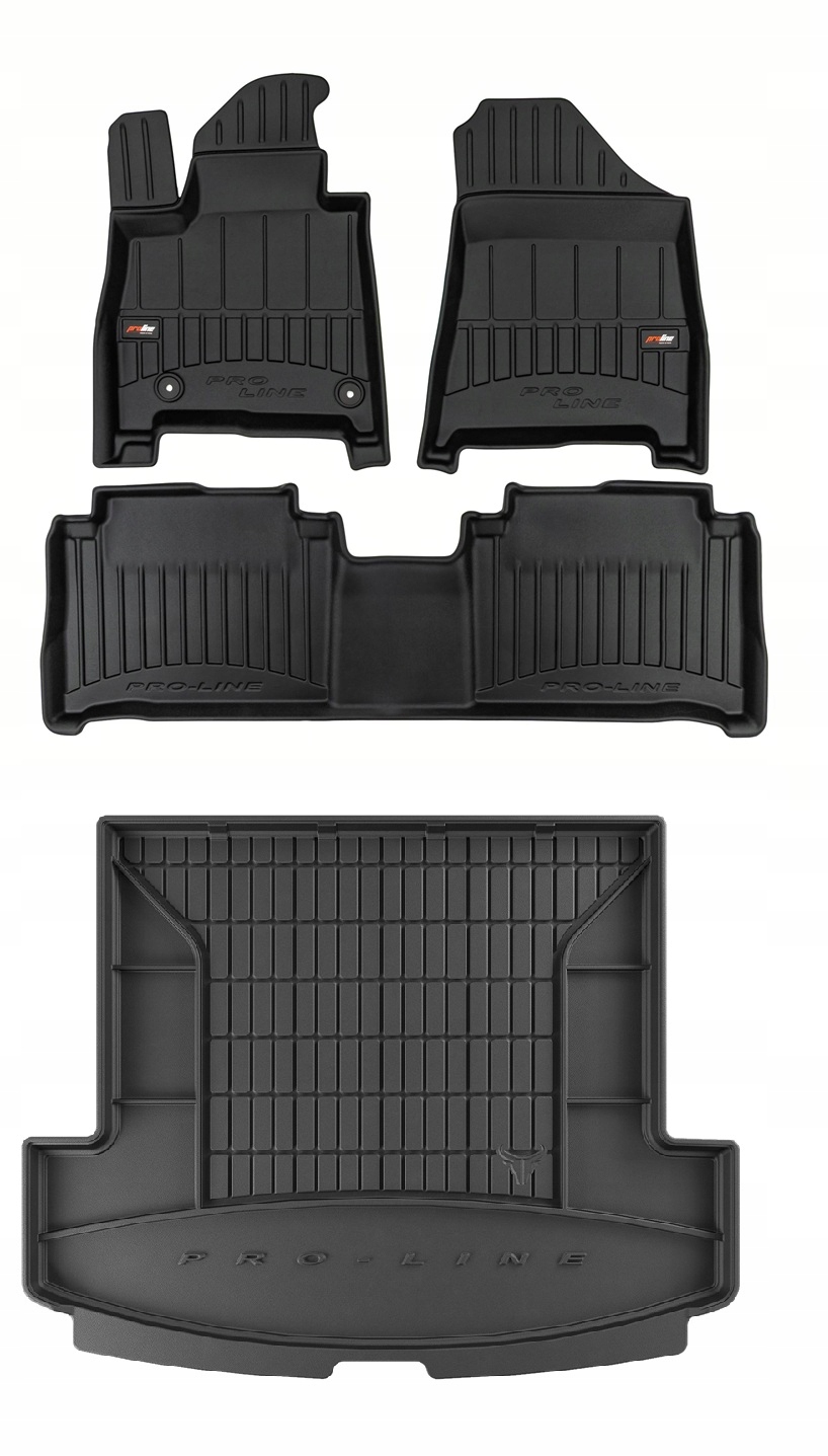 Set 3D gumové rohože Hyundai Santa Fe 5 od 2023 7os