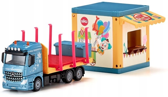 

Siku 3562 Ciężarówka z domem prefabrykowanym 1:50
