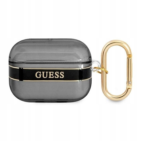 Guess Guaphhtsk AirPods Pro coverczarny/black Strap Collection