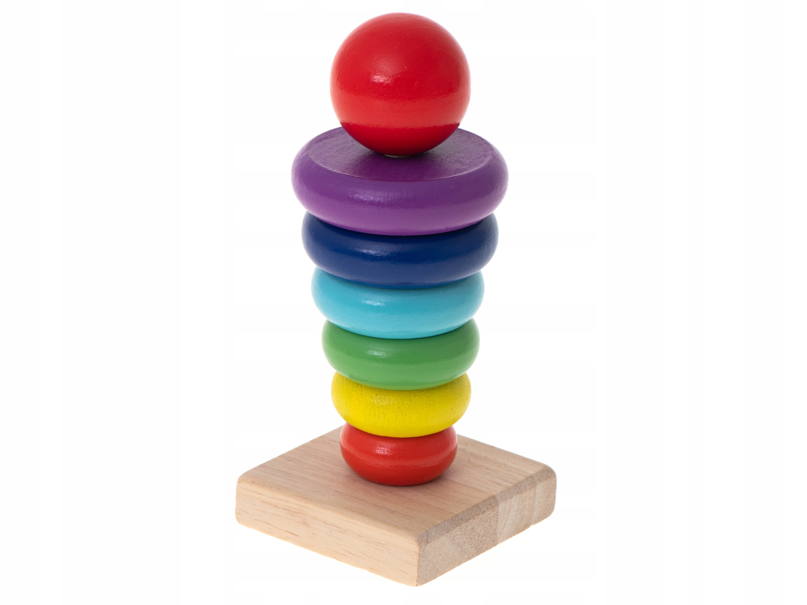 PIRAMIDA PIRAMIDKA DREWNIANA WIEŻA SORTER KOLOROWA Płeć chłopcy