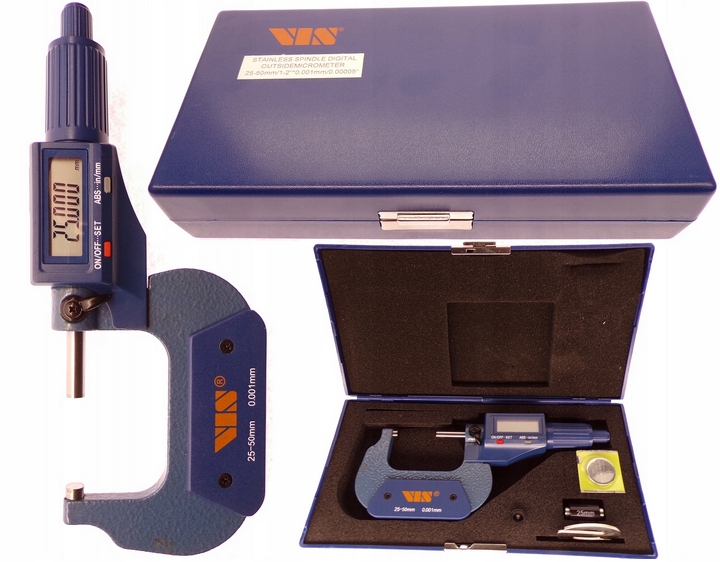 МІКРОМЕТР ЕЛЕКТРОННИЙ МІКРОМЕТР 25-50 0,001 VIS