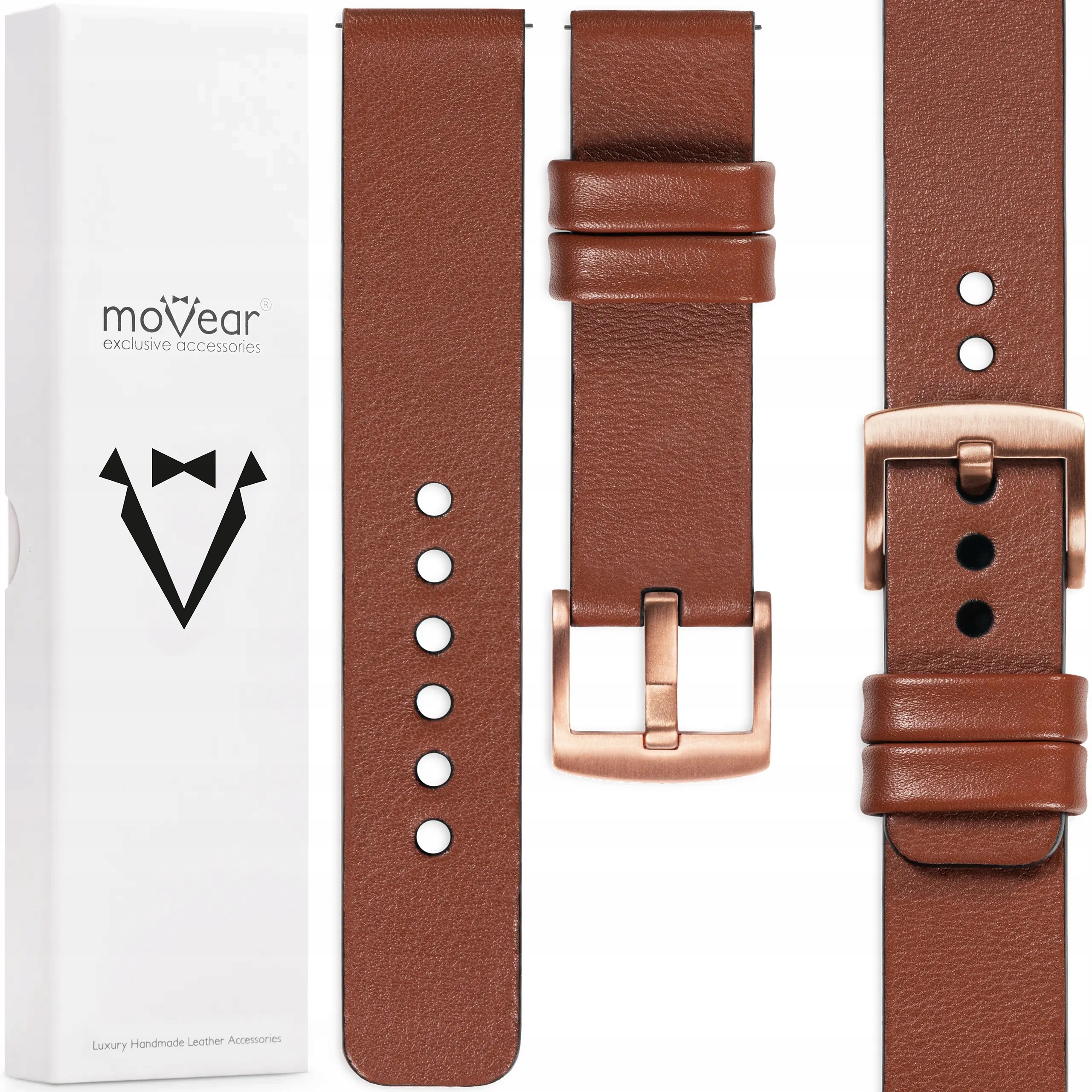 Kožený řemínek 20 mm pro Samsung Watch 7 6 5 4 Active Pro, exkluzivní