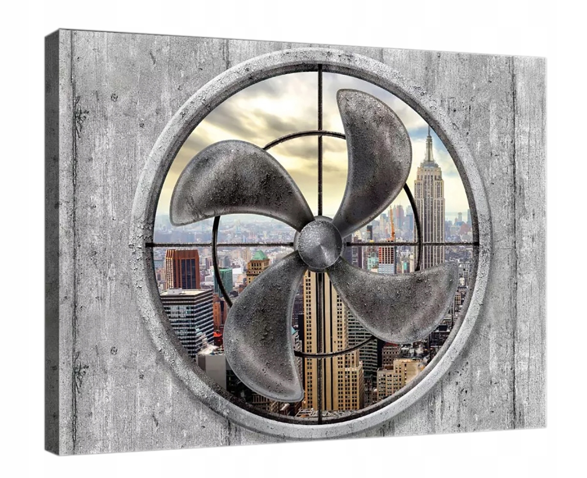 Obraz Na Plátně Canvas 100x75 Ventilátor Stěna