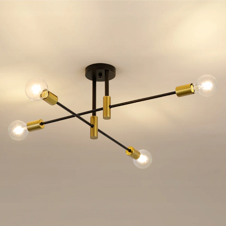 

Industrialna lampa sufitowa, żyrandol Sputnik