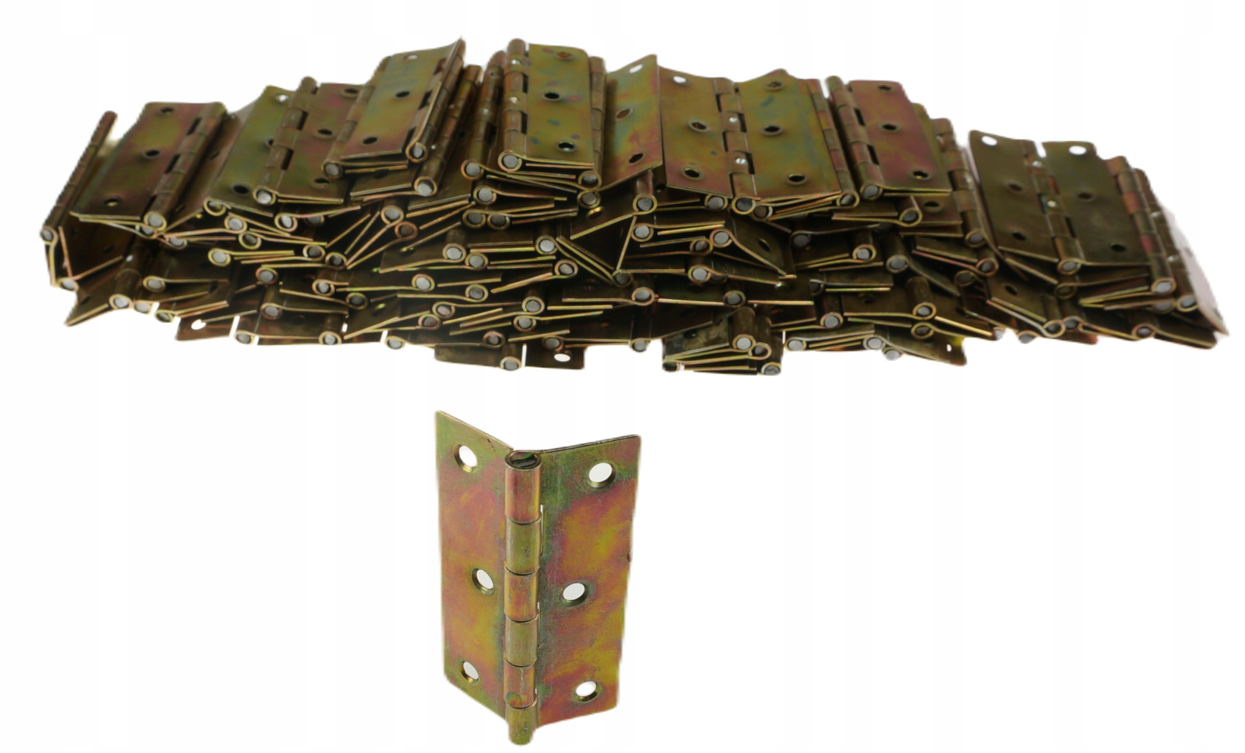 

Zawias splatany meblowy łamany 70x45mm zestaw 100x