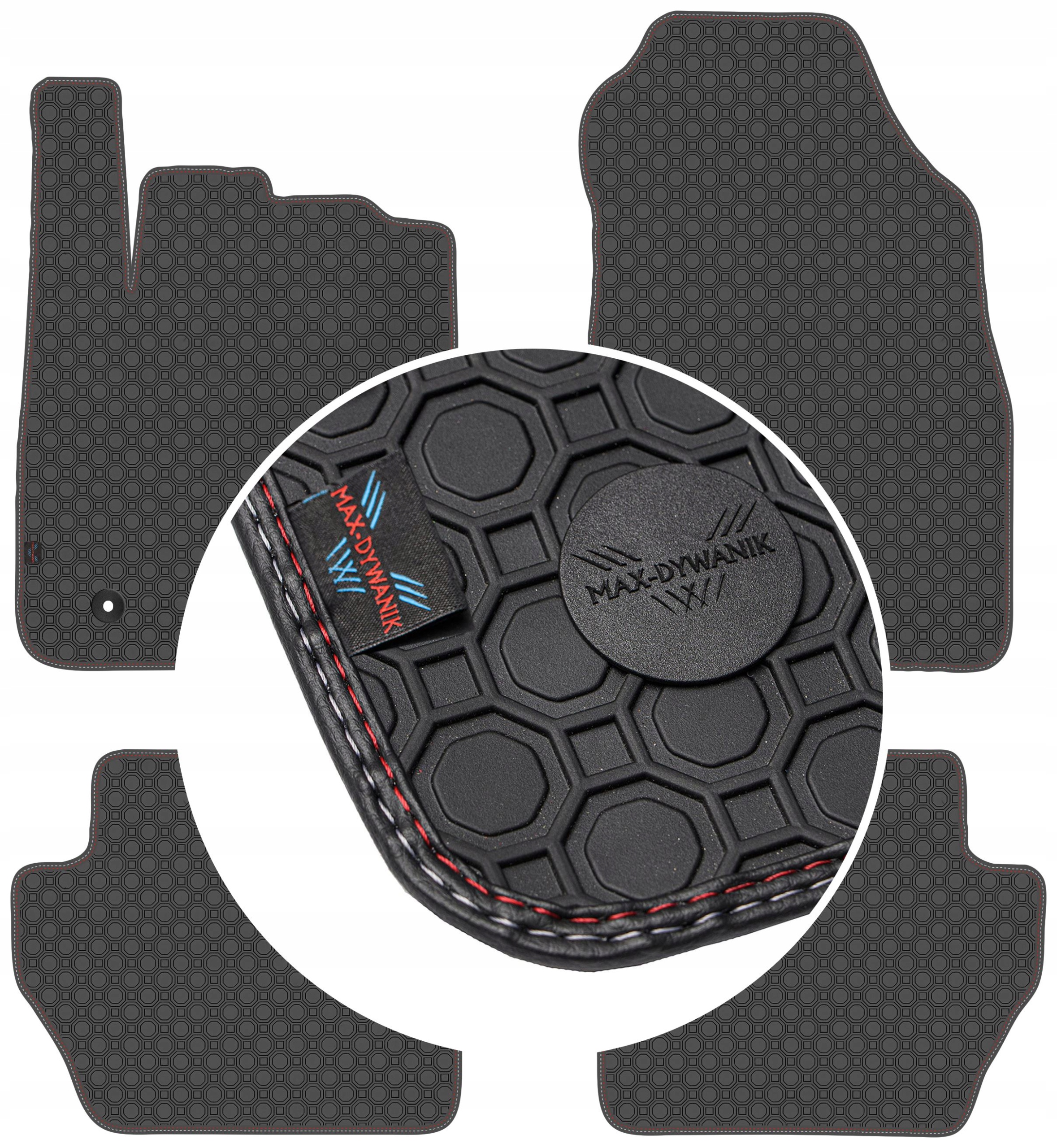 Ford Fiesta MK6 Fl 2011-2017 Koberce Čierne