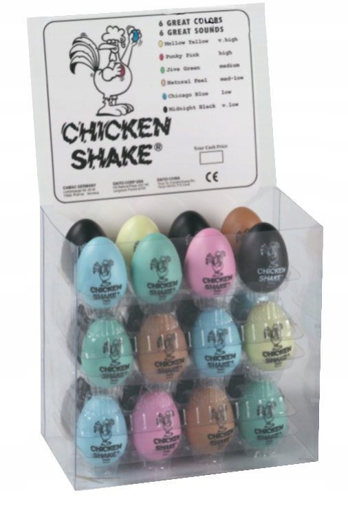 Goldon Chicken Shaker různé barvy 24 kusů (33756)