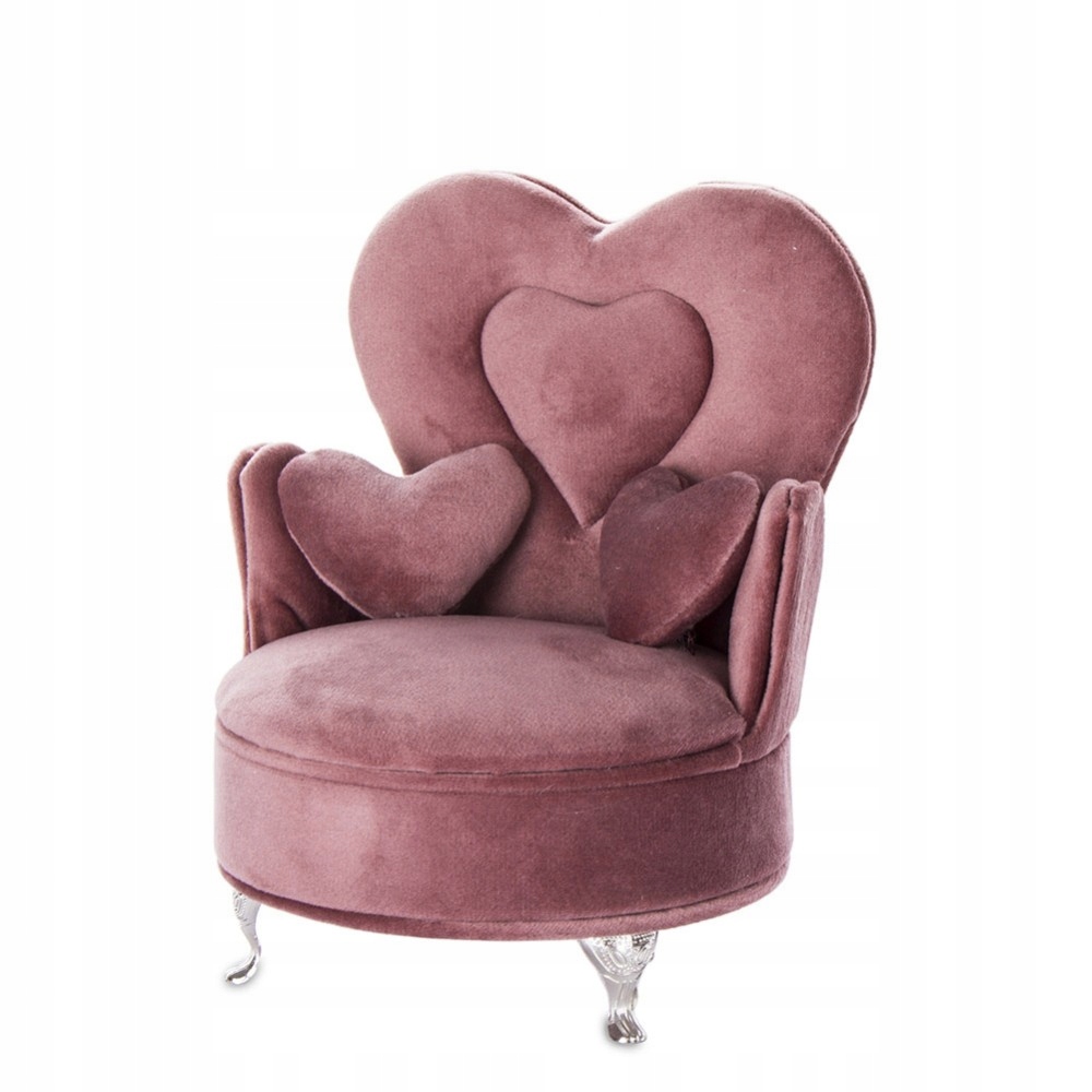 

Szkatułka Na Biżuterię Różowa Fotel Sofa Kanapa