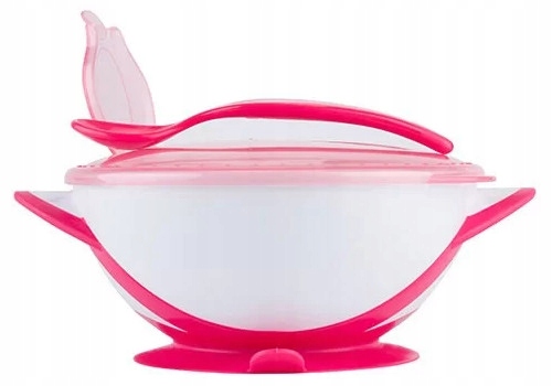 BabyOno MISECZKA Z PRZYSSAWKĄ I ŁYŻECZKĄ Marka Babyono