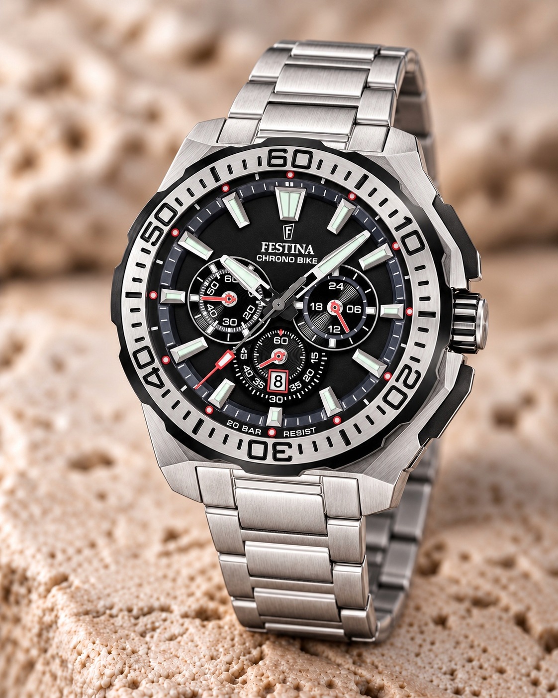 Pánské Hodinky Festina Chrono Bike F20724/7 45,00 mm 20ATM