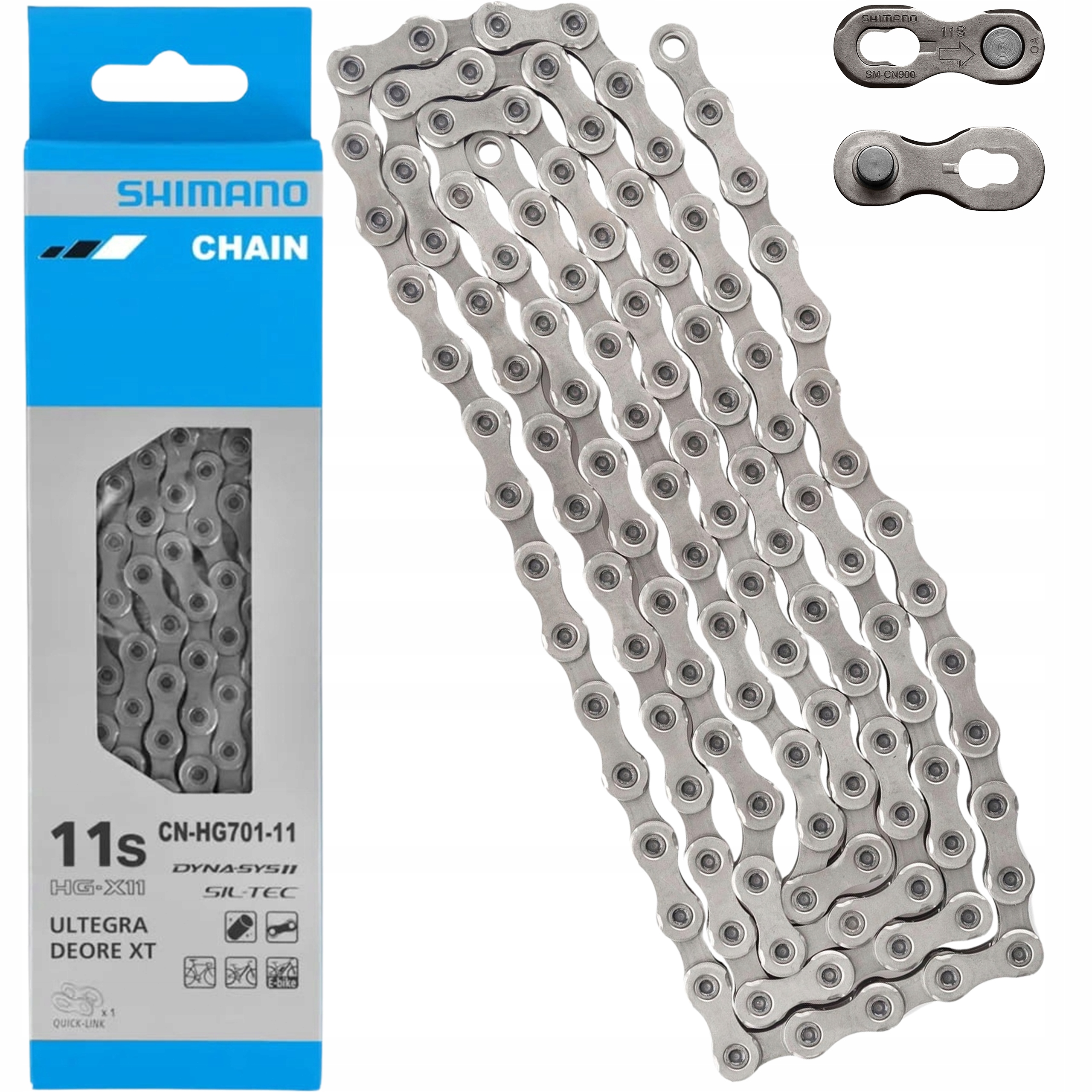 Łańcuch rowerowy Shimano CN-HG701 Ultegra Xt 11 rzędowy 11s 116L