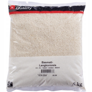 Levně 1x 5 kg Tgq Rýže basmati
