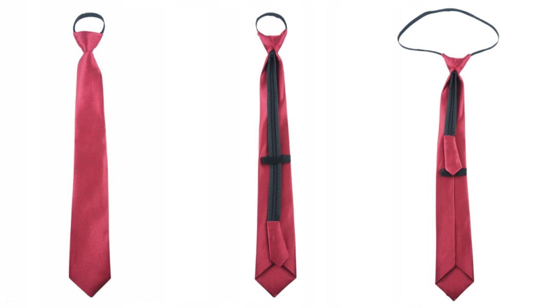 Błękitny Krawat elegancki na zamku na komunię do szkoły Materiał dominujący satyna