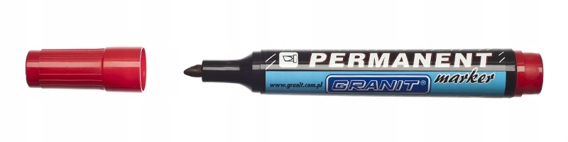 

Marker Wodoodporny Ścięty Granit Czerwony