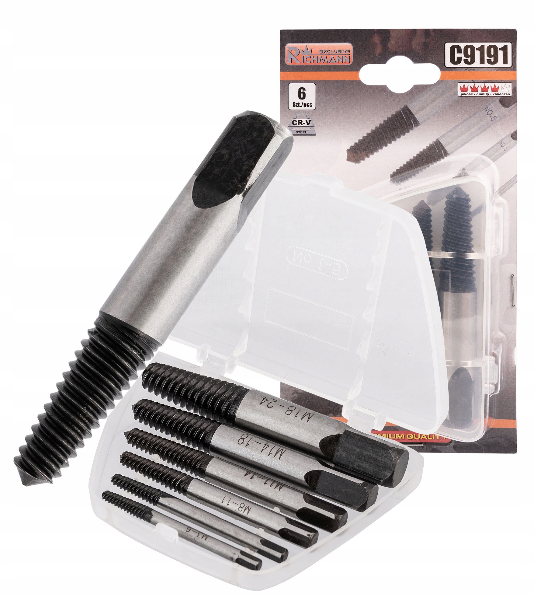

Wykrętaki Do Urwanych Śrub M3-M25 Richmann C9191