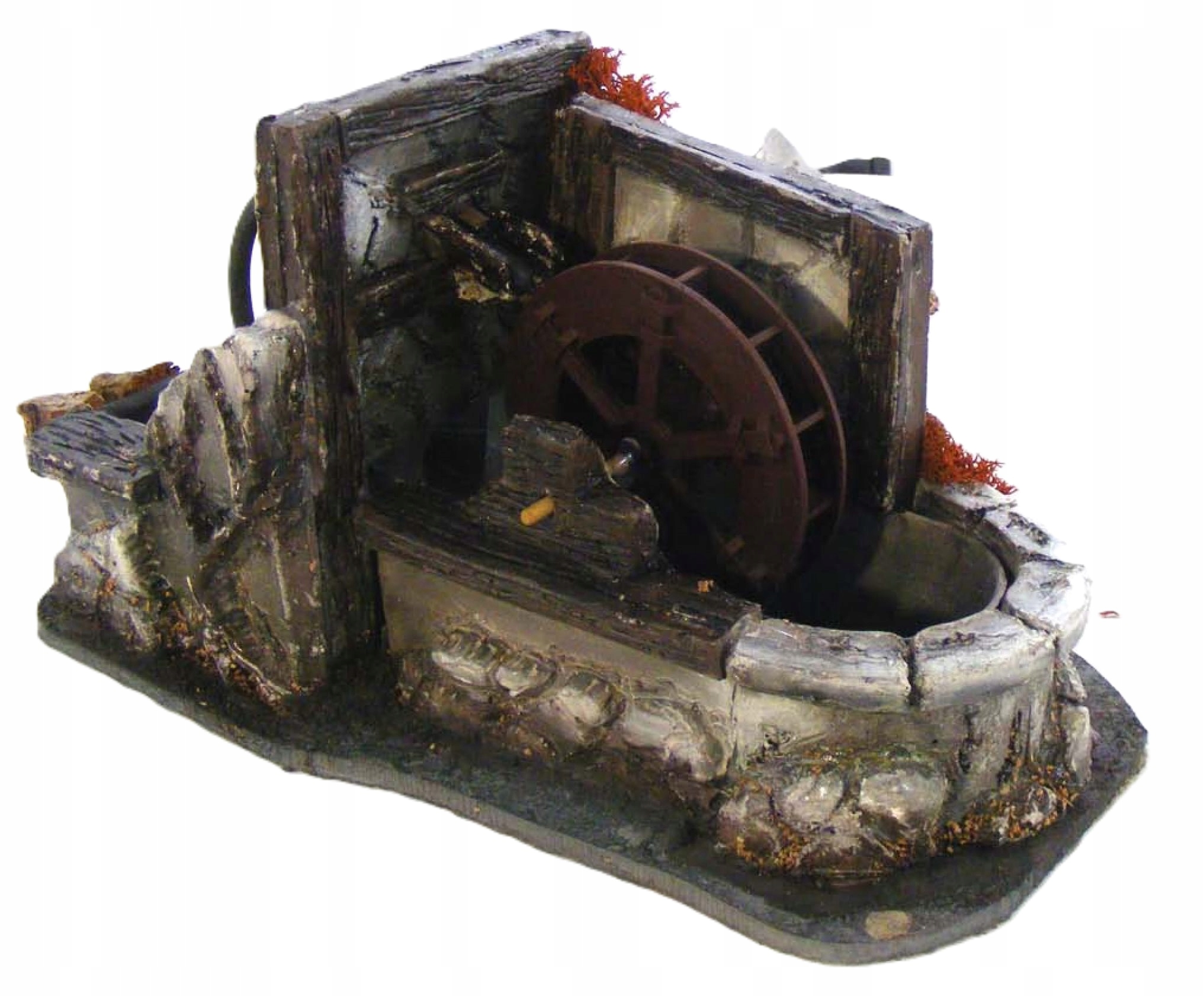 Vodné koleso mlyn s čerpadlom na vodu 13x25x13 cm 220 V