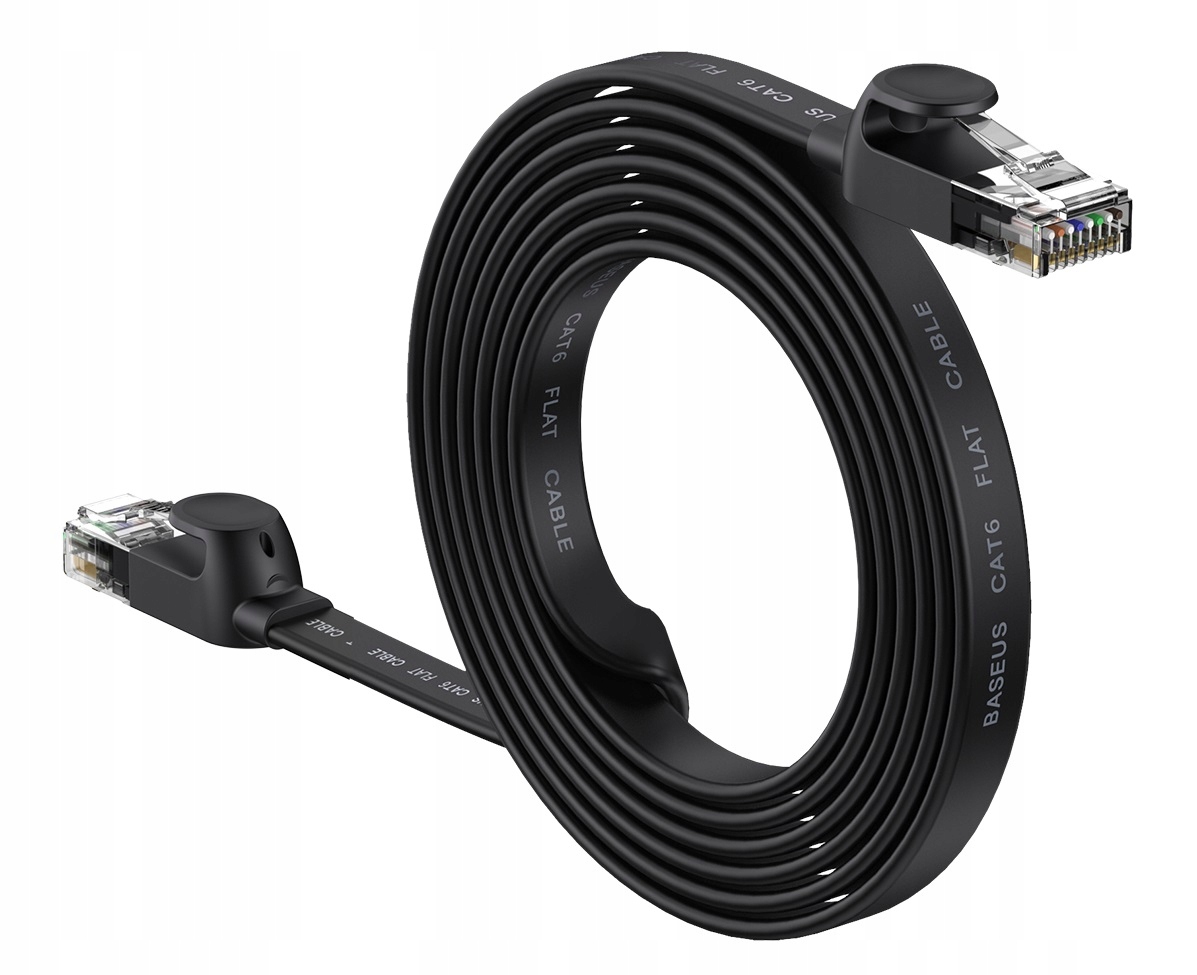 BASEUS KABEL SIECIOWY RJ45 - RJ45 LAN PRZEWÓD INTERNETOWY ETHERNET CAT6 5m Kategoria 6