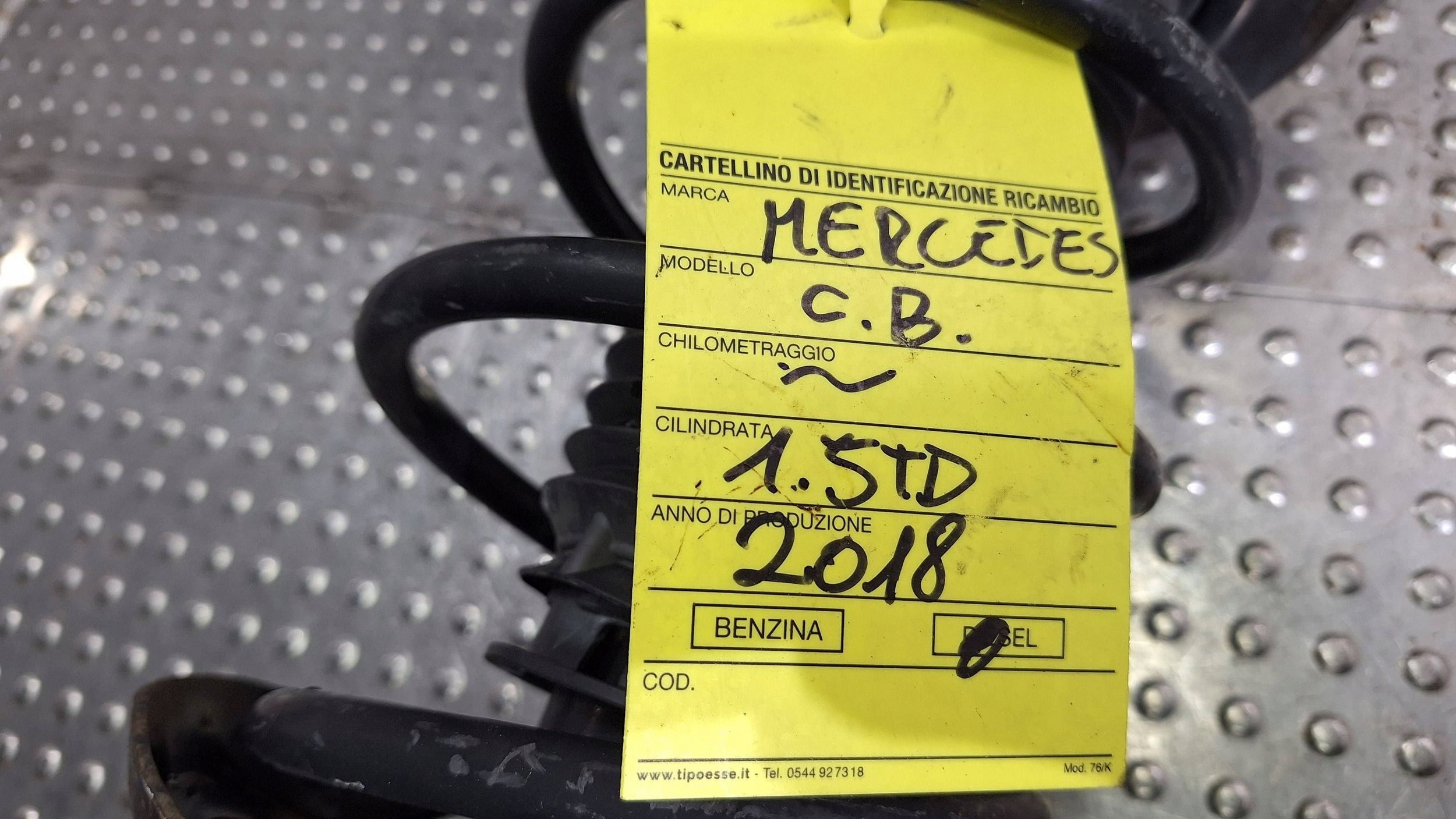 shock absorber left front A2463206513 MERCEDES W117 W176 W246