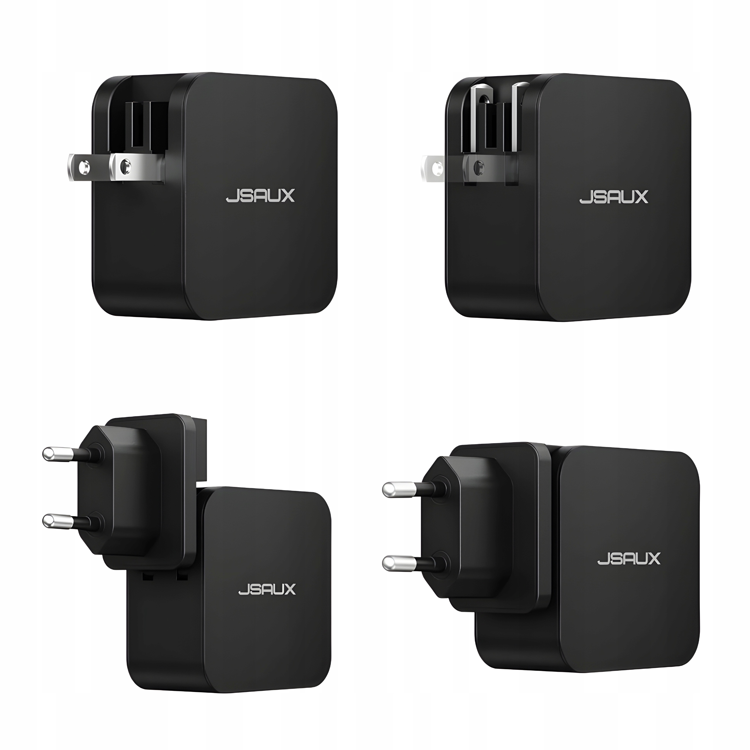 Jsaux napájecí adaptér síťová nabíječka Usb-c 65W Adaptéry na cesty Us Uk Eu