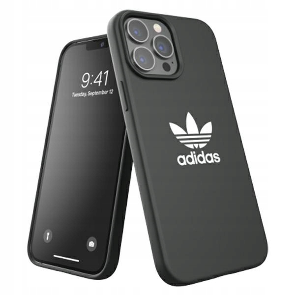 Etui Adidas Or Silikonowe do iPhone 13 Pro Max 6,7" czarne