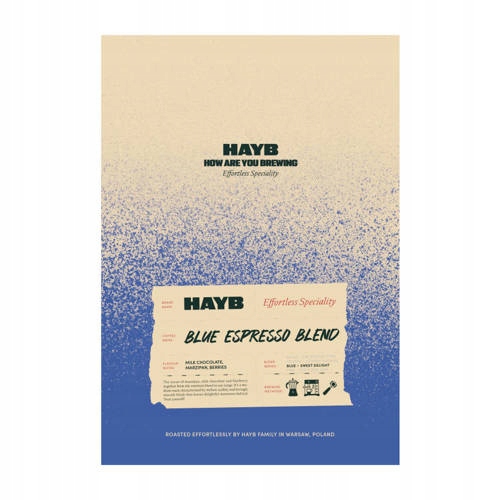 Kawa ziarnista Hayb Blue Espresso Blend 1kg