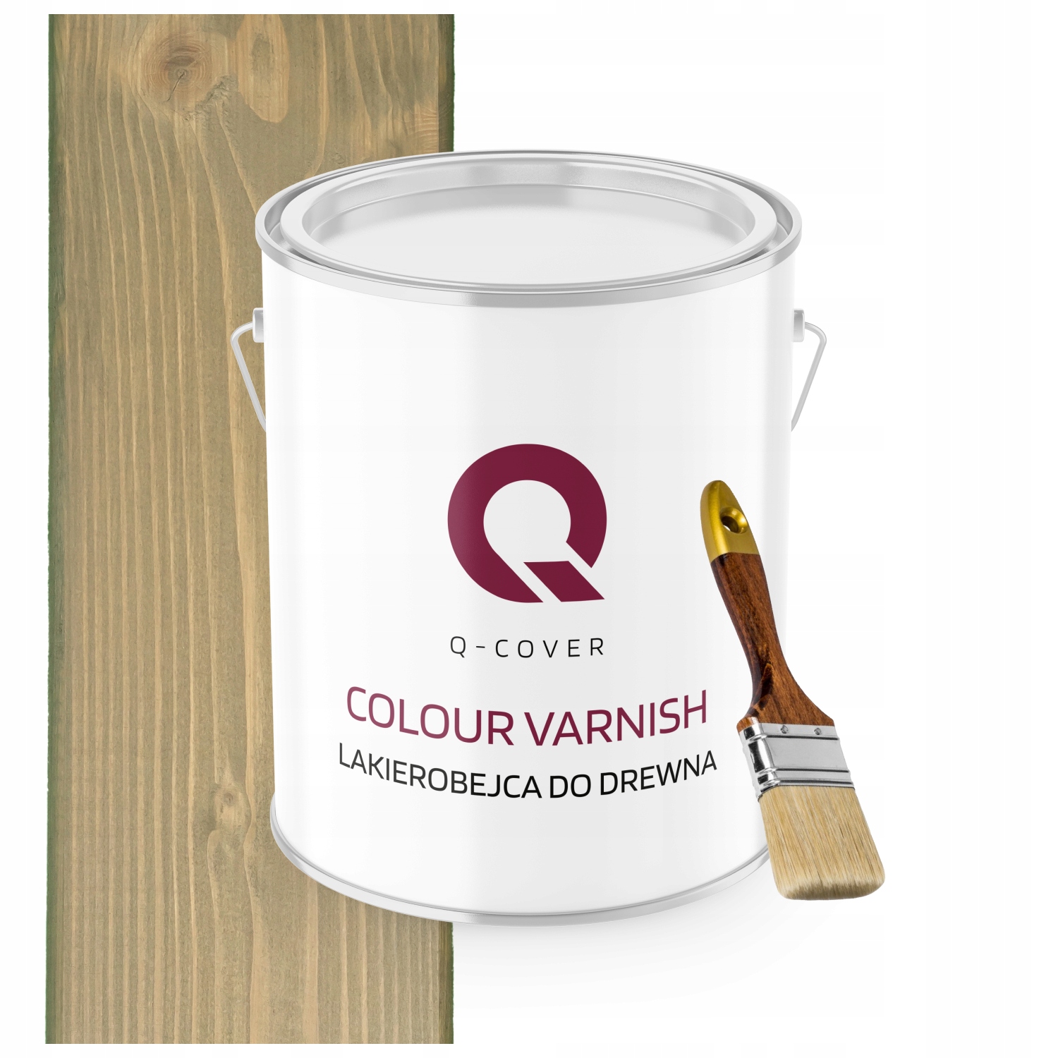 Lakovník Na Dřevěné Prvky Výkonný Šedý Žlutý Satén 2,5L+BONUS