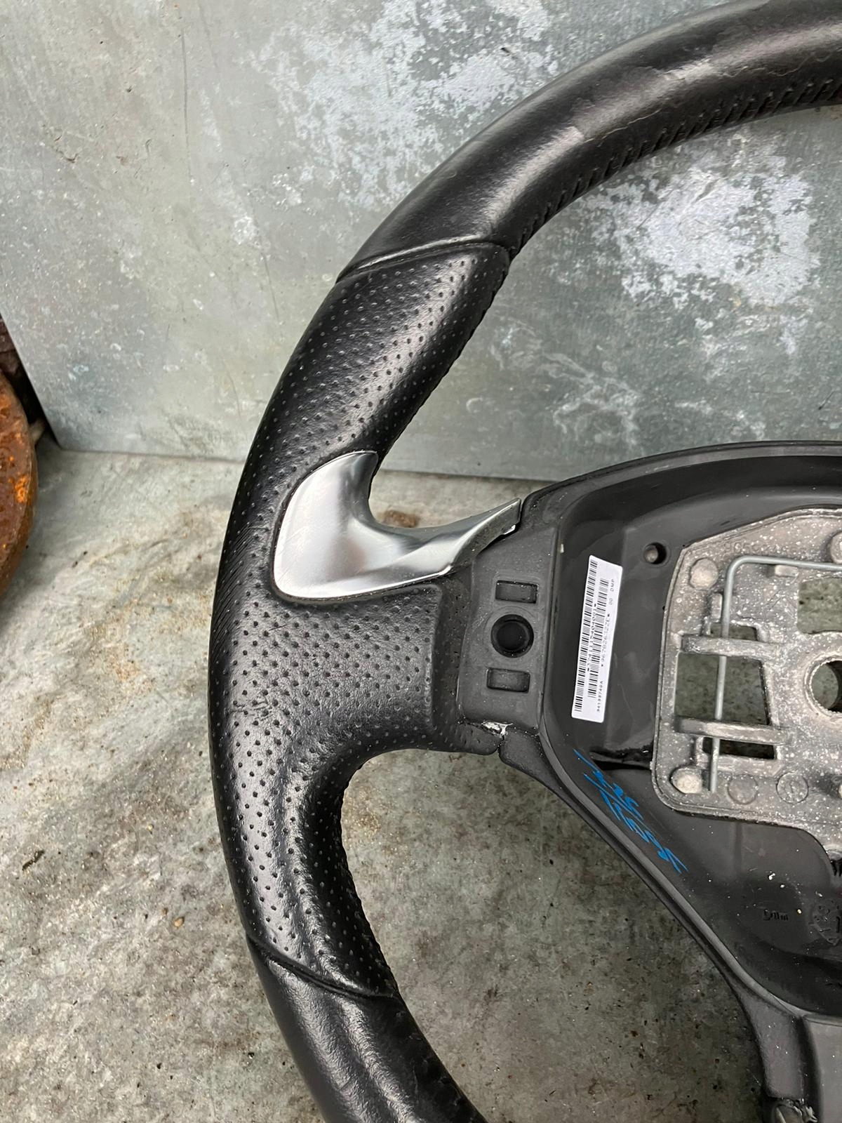 steering wheel, 3008 HYBRID4 leather CHROM