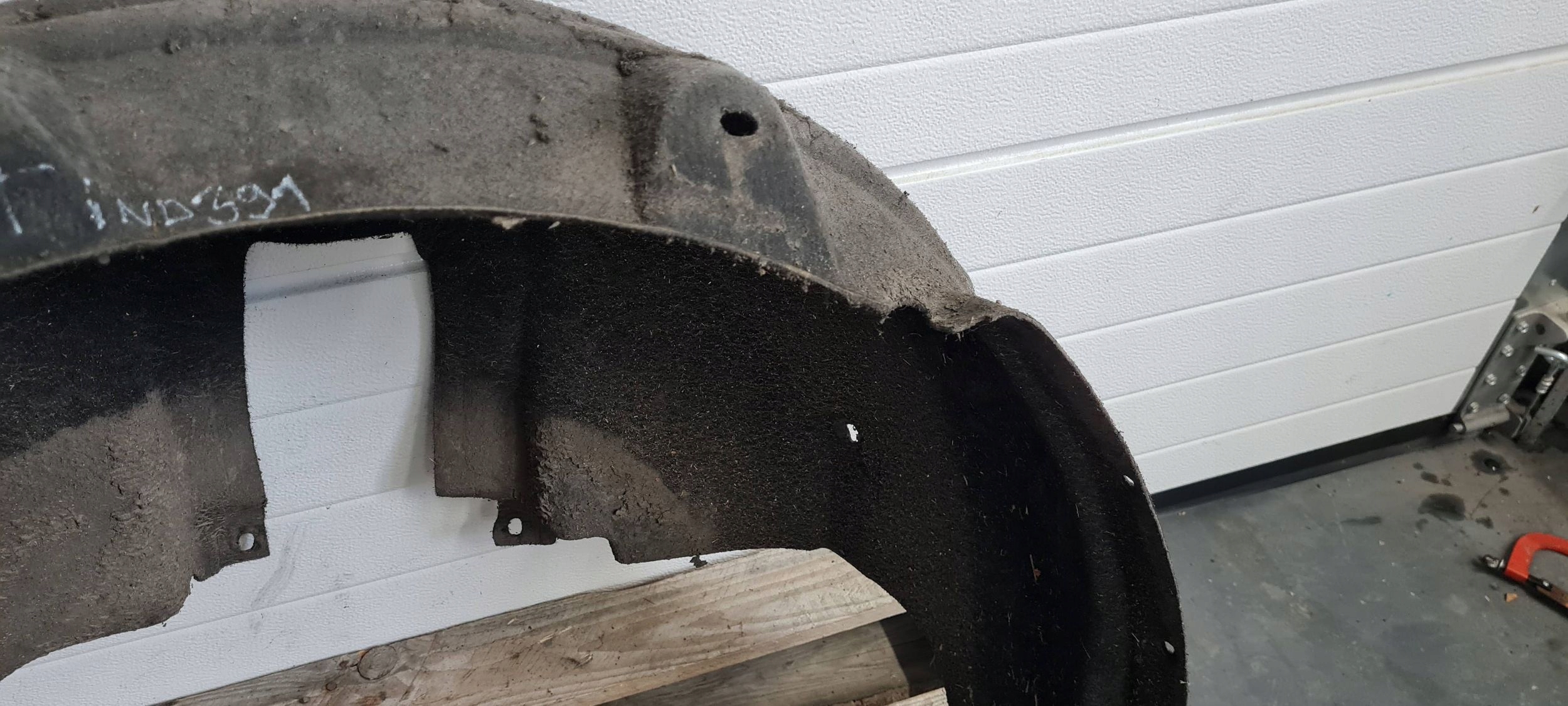 Q5 8R mudguard MATERIAL left left rear part rear. 8R0810171D