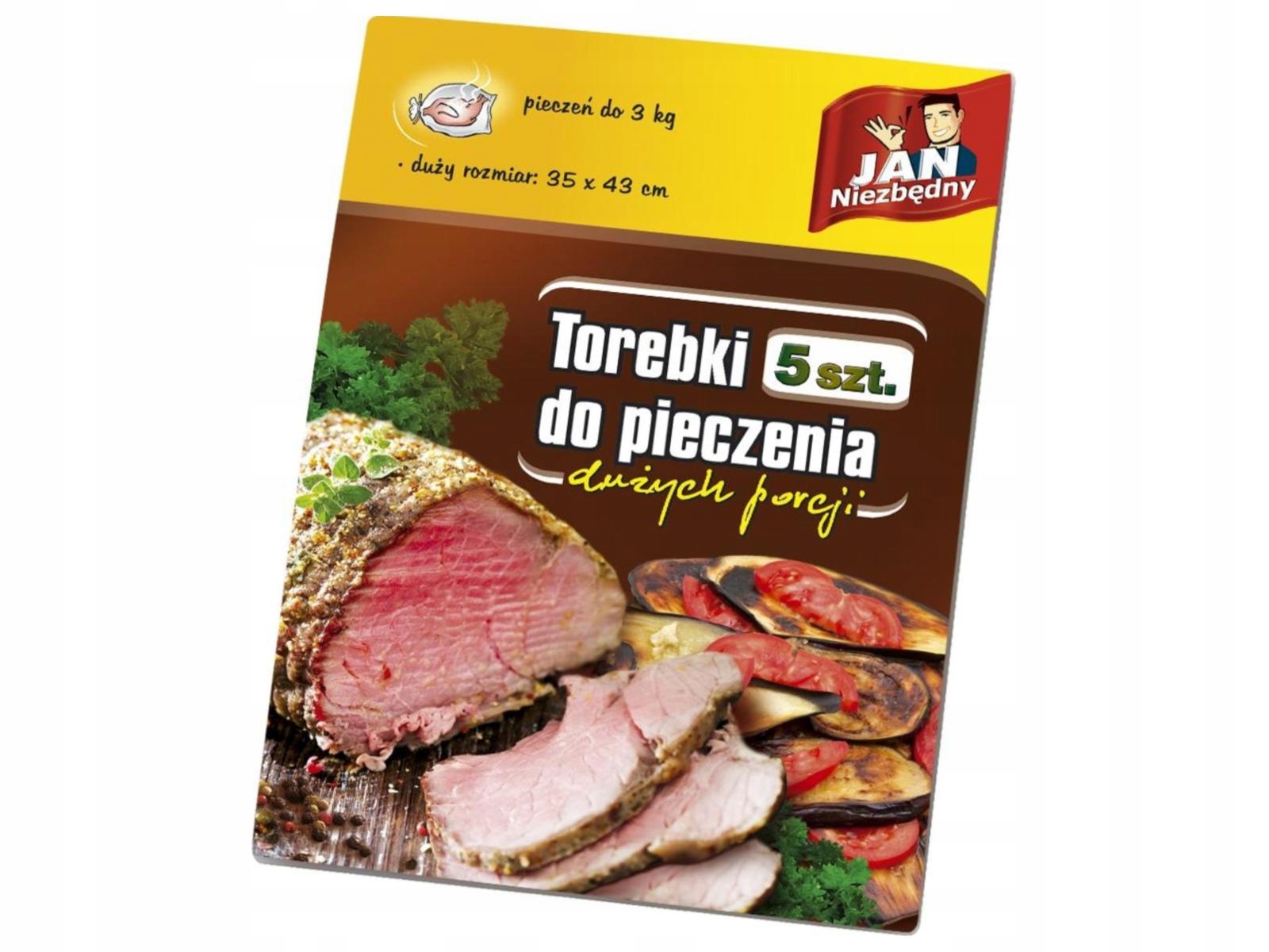 

Torebki Kieszeń do pieczenia 43 cm x 35 cm przezro
