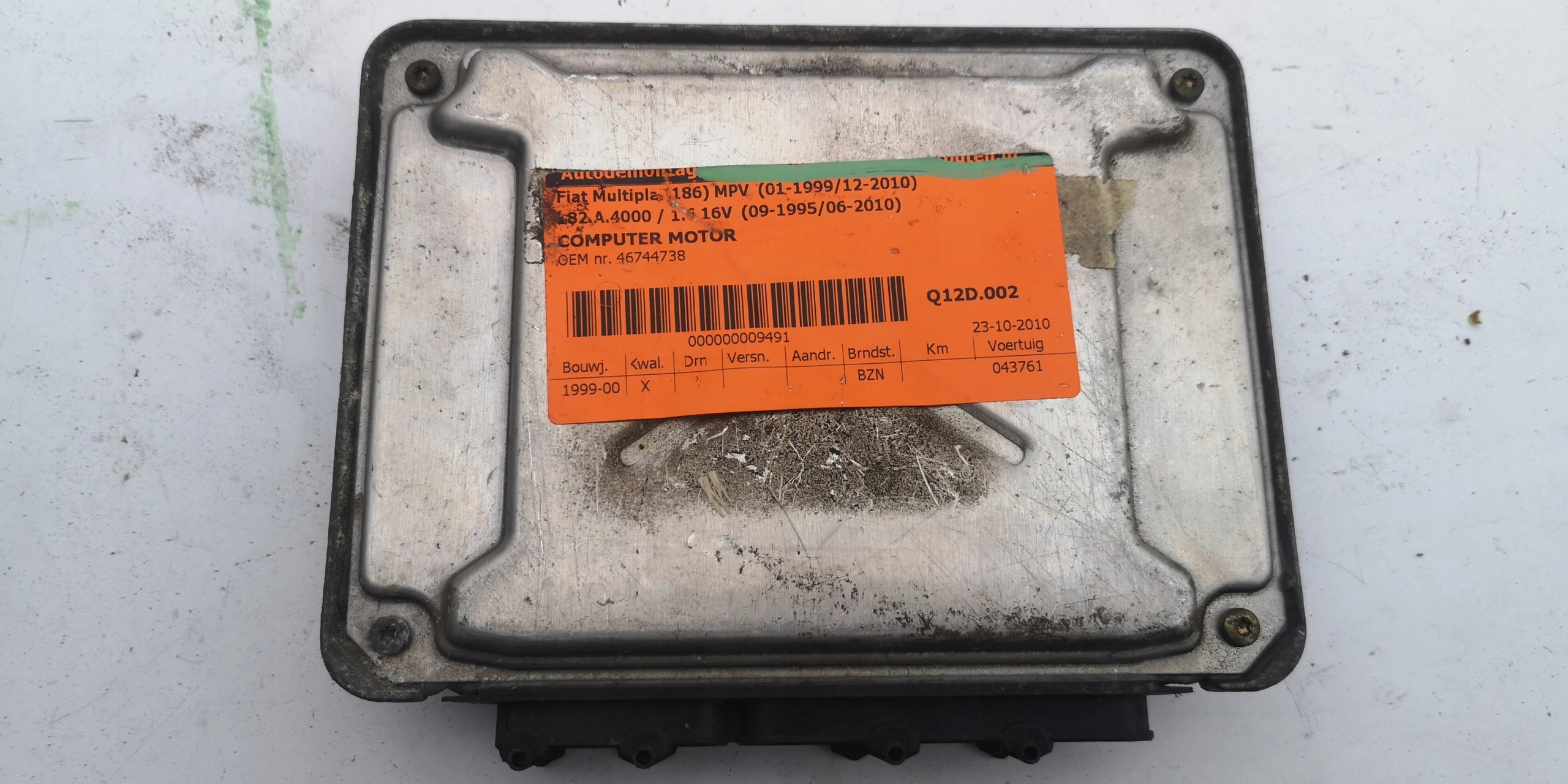 FIAT MULTIPLA 1.6B 16V 46744738 IAW49F.B2 computer