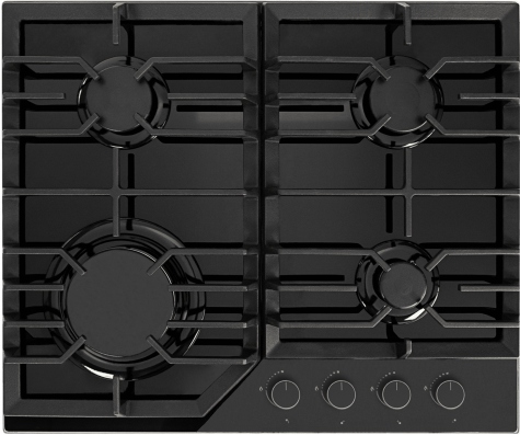 Plynová varná doska Kernau Kgh 6431 CI B čierna liatinová