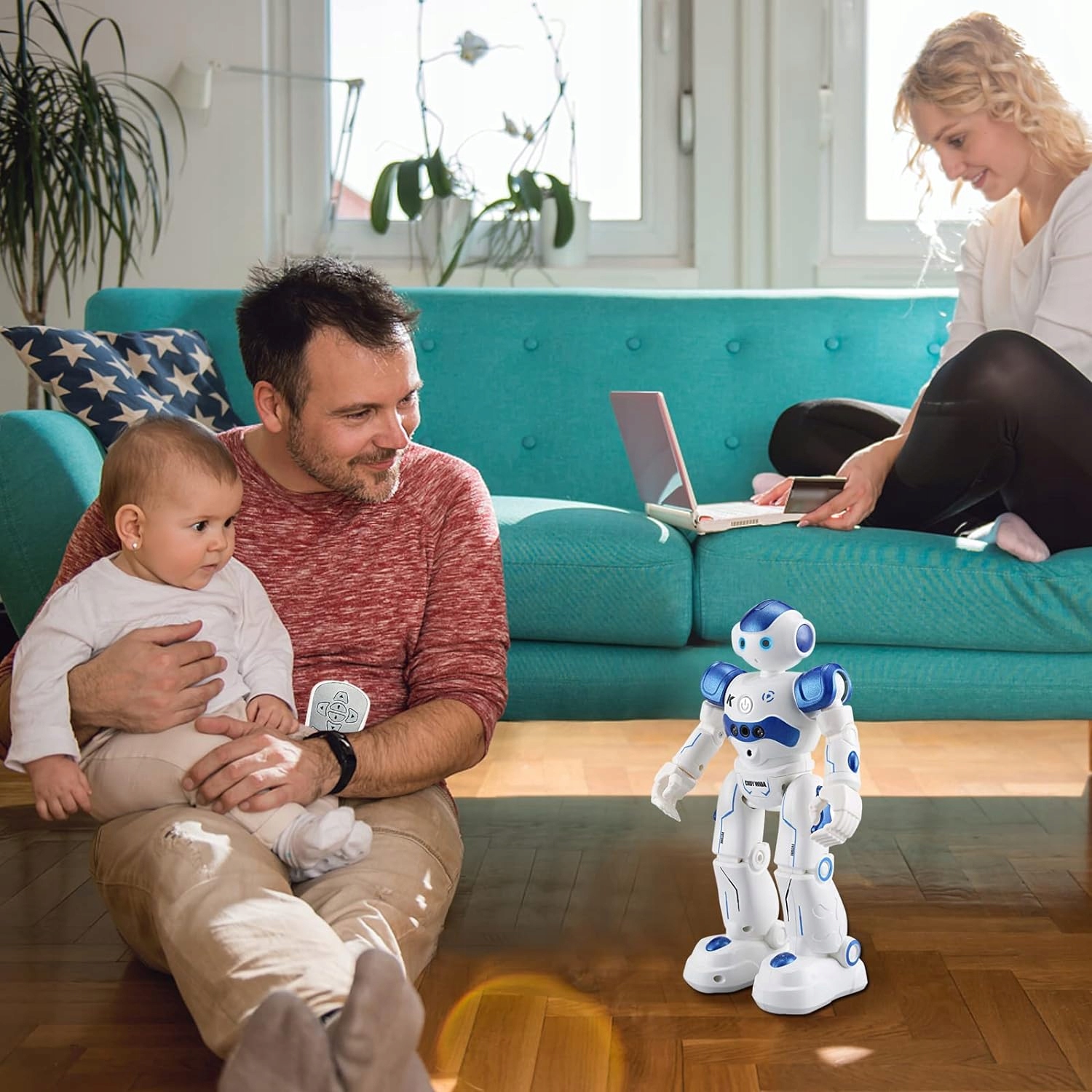 STERUJĄCY GESTAMI RC PROGRAMOWALNY ZDALNIE STEROWANY ROBOT ZABAWKA Z USB Baterie Tak