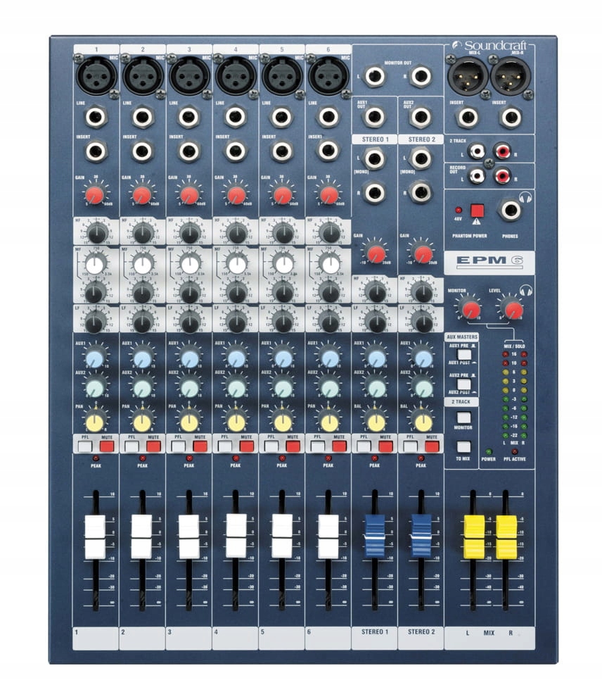 Mikser Soundcraft EPM6 8 - kanałowy
