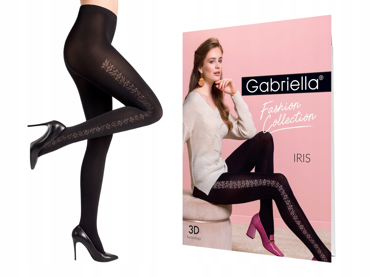 

Gabriella Rajstopy Iris Nero 2 S 60 den Kryjące