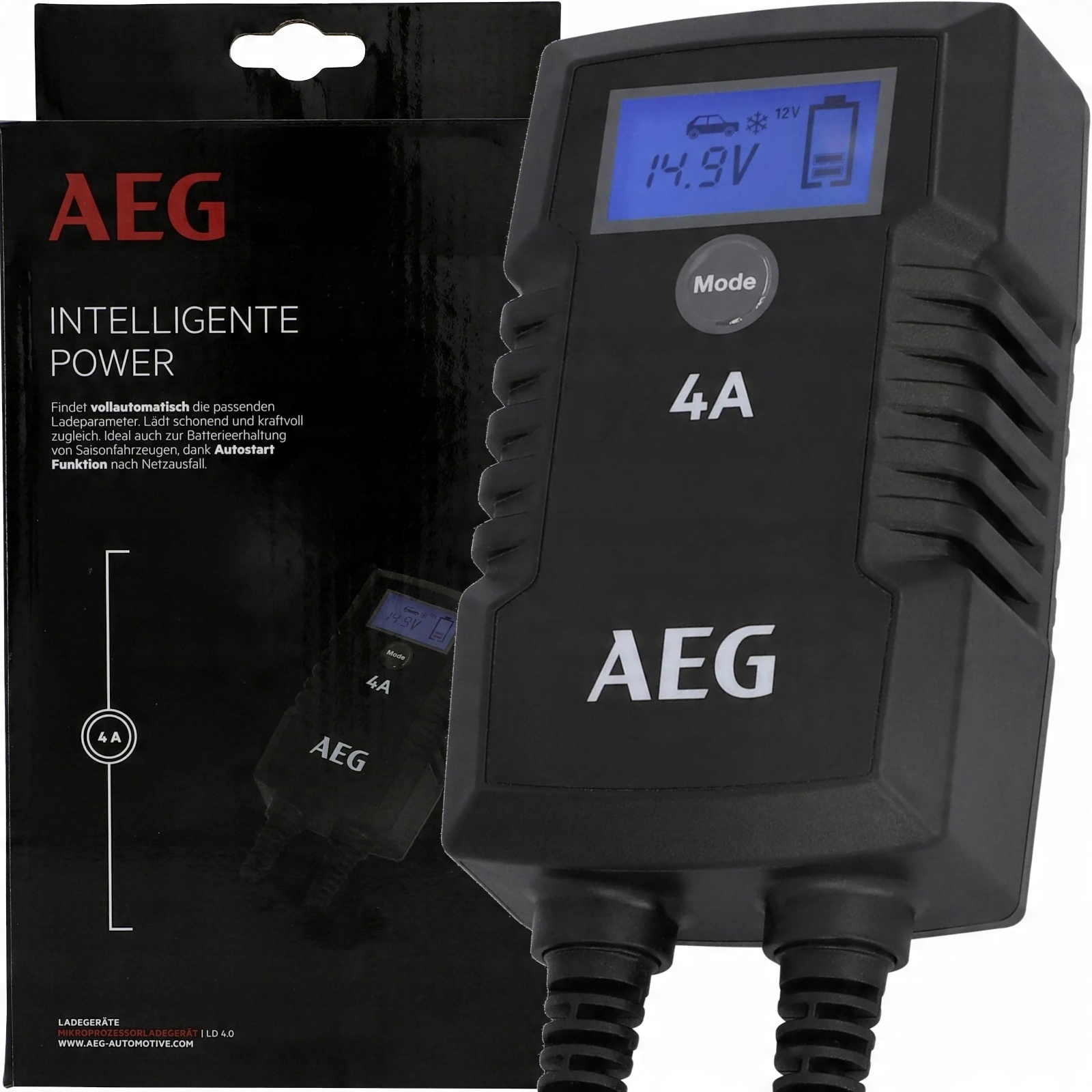 

Prostownik Automatyczny Ładowarka Aeg 6V 12V 4A