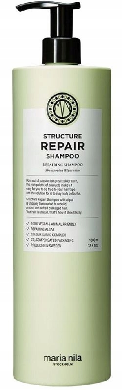 Maria Nila Structure Repair Šampon Pro Suché A Poškozené Vlasy 1000 ml