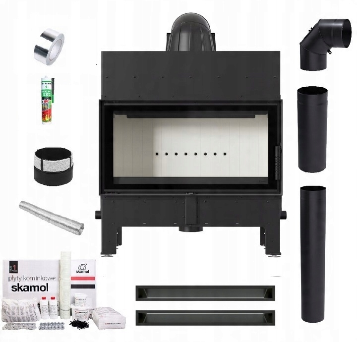 Komínová Vložka Ocelová Floki L 12 kW Eko Set