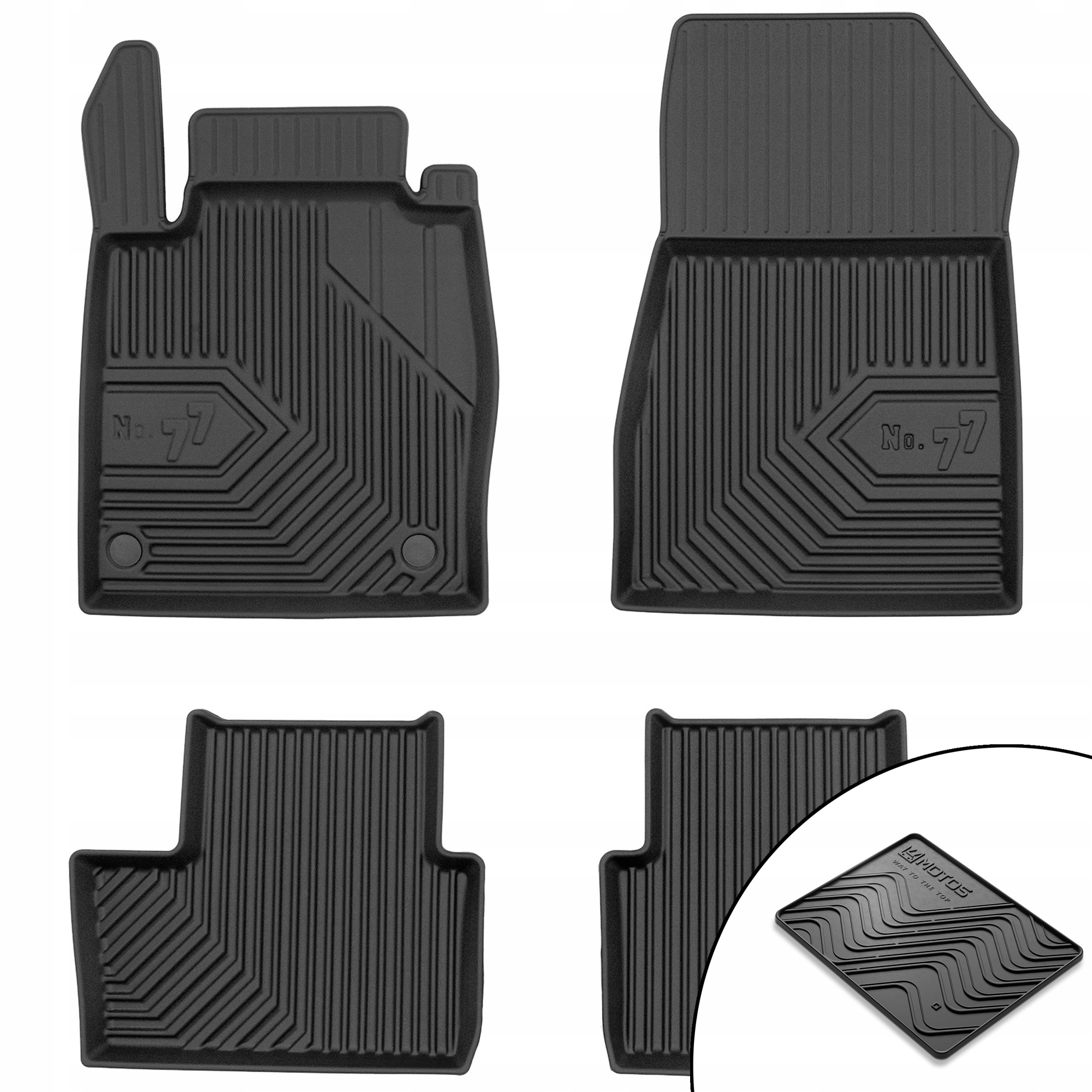 Dywaniki gumowe No.77 Nissan Juke II od 2019 Crossover mata