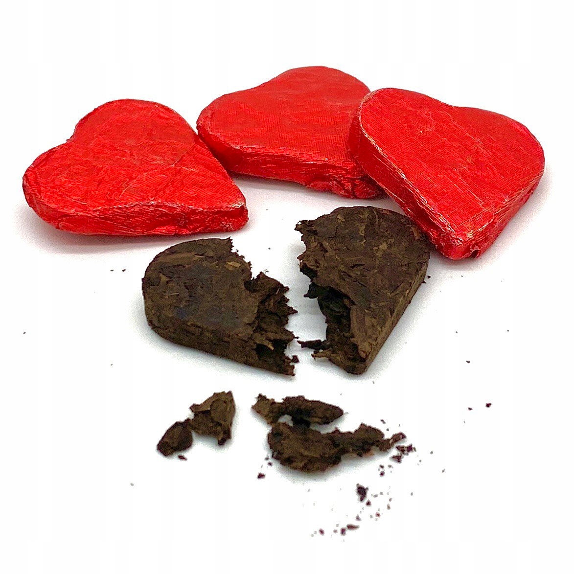 Levně Čaj Pu-erh Tuo Cha Srdce 96 Ks červený lisovaný růžový puerh Yunnan